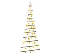 vidaXL Arbre de Noël Suspendu avec Boules 150 cm 80 LED Blanc Chaud