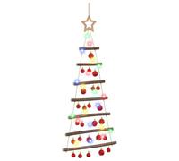 vidaXL Arbre de Noël Suspendu avec Boules 90 cm 30 LED Multicolore