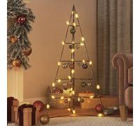 vidaXL Arbre en métal déco - Noir 100 cm