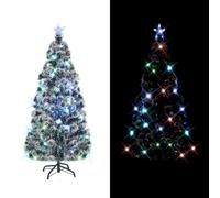 vidaXL Arbre Noël pré-éclairé fibre optique 150