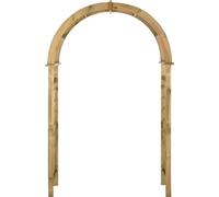 vidaXL Arc de jardin vert pin imprégné