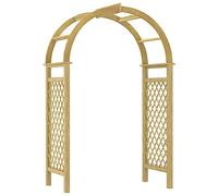 Vidaxl Arche Avec Treillis 141x97x243 Cm Bois De Pin Massif Imprégné