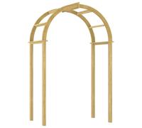 vidaXL Arche de Jardin Arche de Pergola de Patio Arche de Terrasse Extérieur Arrière-Cour 141x97x243 cm Bois de Pin Massif Imprégné