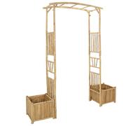 Vidaxl Arche De Jardin Naturel 177 X 40 X 205 Cm Bambou