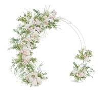 Arche de mariage en acier - vidaXL - Blanc - 223x45x201 cm - Moderne - Support pour plantes grimpantes