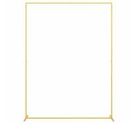 vidaXL Arche de mariage Doré 150 x 45.9 x 200 cm Acier