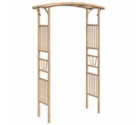 vidaXL Arche pour rosiers Bambou 118x40x187 cm, tonnelle de Jardin, Arche de Rosier en Treillis, Support de Plantes, tonnelle de Patio, pergola