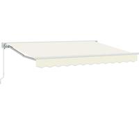 vidaXL Armature d'auvent Crème 250 x 200 cm Polyester avec revêtement PU