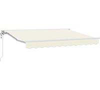 vidaXL Armature d'auvent Crème 250 x 200 cm Polyester avec revêtement PU