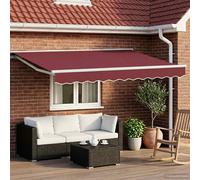 vidaXL Armature de store manuelle avec LED 2,5 x 2 m