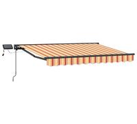 vidaXL Armature de store manuelle avec LED 2,5 x 2 m