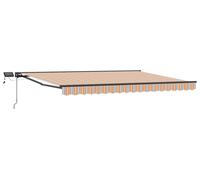 vidaXL Armature de store manuelle avec LED 5 x 3,5 m