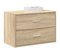 VIDAXL Armoire 2 tiroirs - Chêne sonoma