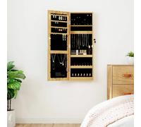 vidaXL Armoire à bijoux LED avec miroir