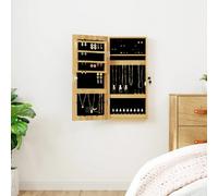 VidaXL Armoire à bijoux miroir LED