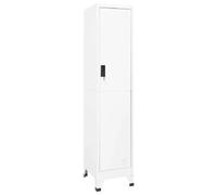 VIDAXL Armoire à Casiers Blanc 38x45x180 cm