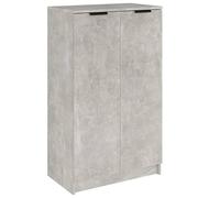 vidaXL Armoire à chaussures Armoire de couloir Gris béton 59x35x100,5 cm
