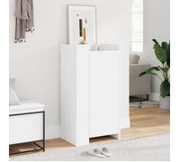 vidaXL Armoire à chaussures blanc 52x37,5x100 cm bois d'ingénierie, rangement de chaussures, armoire de rangement de 848437 Blanc G