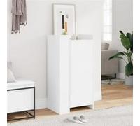 vidaXL Armoire à chaussures 848437 Blanc 52×37,5×100 cm bois d'ingénierie