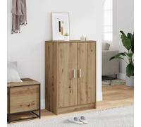 vidaXL Armoire à chaussures chêne artisanal