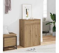 vidaXL Armoire à chaussures chêne artisanal bois d'ingénierie 855953