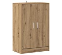 vidaXL Armoire à Chaussures chêne Artisanal Bois d'ingénierie, Armoire de Rangement de Chaussures, Support à Chaussures, unité de Rangement de Chaussures