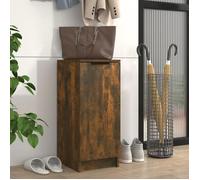 vidaXL Armoire à chaussures Chêne fumé 30x35x70 cm Bois d'ingénierie 817099