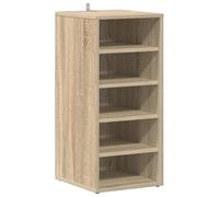 Vidaxl Armoire À Chaussures Chêne Sonoma 31,5x35x70 Cm Aggloméré Multicolore