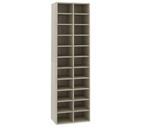 vidaXL Armoire à chaussures Chêne Sonoma 54×34×183 cm Panneau de particules