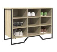 Vidaxl Armoire À Chaussures Chêne Sonoma 90x38x61,5 Cm Bois Ingénierie Multicolore