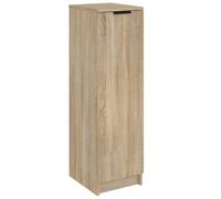 vidaXL Armoire à Chaussures Étagère Organiseur de Chaussures Meuble d'Entrée Meuble de Rangement Intérieur Chêne Sonoma 30x35x100 cm Bois d'Ingénierie