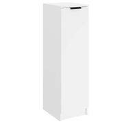 vidaXL Armoire à Chaussures Étagère Organiseur de Chaussures Meuble d'Entrée Meuble de Rangement Intérieur Blanc 30x35x100 cm Bois d'Ingénierie