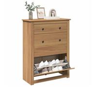 vidaXL Armoire à chaussures PANAMA 80x35x105 cm bois de pin massif 4016392