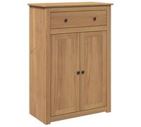vidaXL Armoire à Chaussures Panama 80x40x114 cm Bois de pin Massif, Rangement de Chaussures, Armoire de Rangement de Chaussures, Organisateur de Chaussures