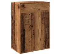 vidiXL Armoire à chaussures - Vieux bois