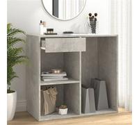 vidaXL Armoire à cosmétiques Gris béton 80x40x75 cm Bois d'ingénierie