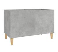 vidaXL Armoire à disques gris béton 74,5x38x48 cm bois d'ingénierie831961 Gris G