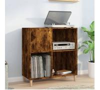 vidaXL Armoire à disques chêne fumé 84,5x38x89 cm bois d'ingénierie 831994