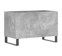 vidaXL Armoire à disques gris béton 74 5x38x48 cm bois d'ingénierie 831736