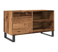 vidaXL Armoire à disques vieux bois 84,5x38x48 cm bois d'ingénierie