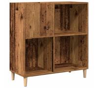 vidaXL Armoire à disques vieux bois – Bois d'ingénierie – 84,5×38×89 cm