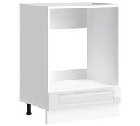 vidaXL Armoire à Four Porto Blanc Brillant Bois d'ingénierie, unité de Four, Armoire de Four de Cuisine, unité de Base de Four