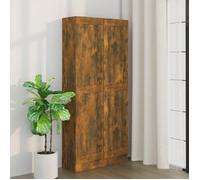 vidaXL Armoire à livres Chêne fumé 82,5 x 30,5 x 185,5 cm Bois d'ingénierie 815114