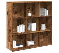 vidaXL Armoire à livres vieux bois 98x29x97,5 cm, écran de confidentialité, étagère à livres, étagère de rangement, 855968