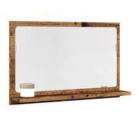 vidaXL Armoire à miroir de salle de bain - Vieux bois