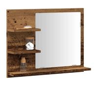 vidaXL Armoire à miroir de salle de bain vieux bois bois d'ingénierie 856255