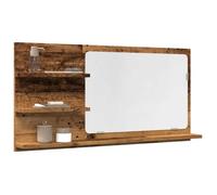 vidaXL Armoire à miroir de salle de bain vieux bois bois d'ingénierie 856262