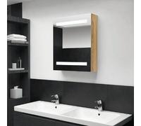 vidaXL Armoire à miroir LED 50 cm