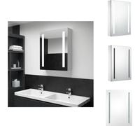 vidaXL Armoire à miroir LED 50x13x70 cm - lavabos de salle de bains