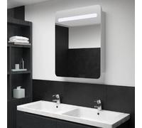 VIDAXL Armoire à miroir LED blanc